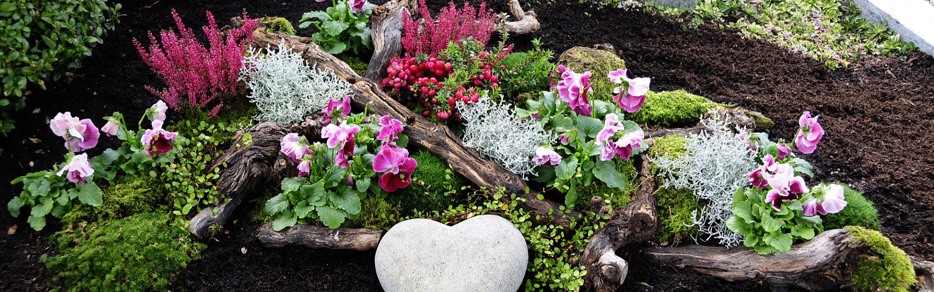 Symbolfoto Blumen Bremkens - Grabbeplanzung - Grabfloristik